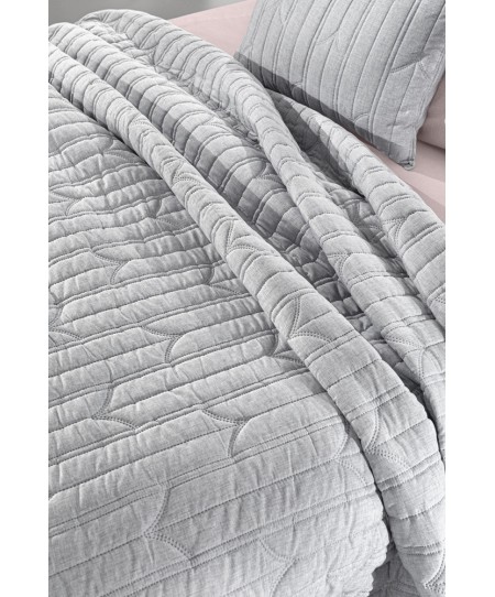 Σετ 2τμχ Κουβερλί Aurora Grey 240x250