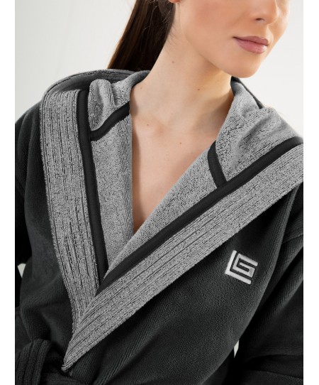 Μπουρνούζι Monogram Black Small