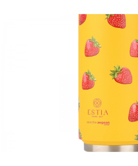 ESTIA ΘΕΡΜΟΣ TRAVEL CUP SAVE THE AEGEAN 500ml BERRY BRIGHT