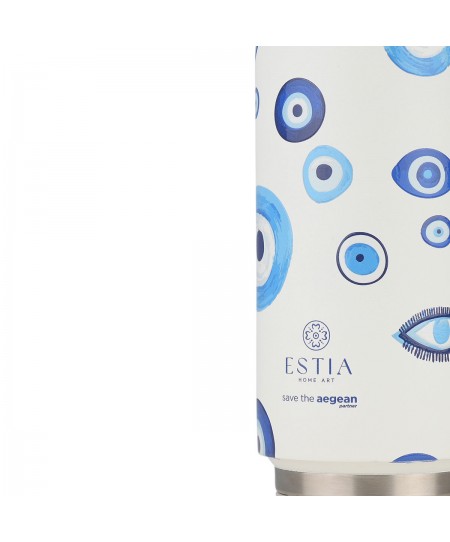 ESTIA ΘΕΡΜΟΣ TRAVEL CUP SAVE THE AEGEAN 500ml SPIRIT OF LUCK