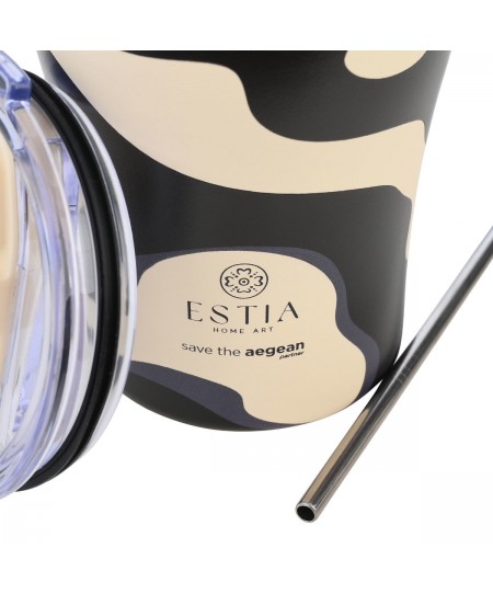 ESTIA ΘΕΡΜΟΣ COFFEE MUG SAVE THE AEGEAN 350ml BOLD DRIFT