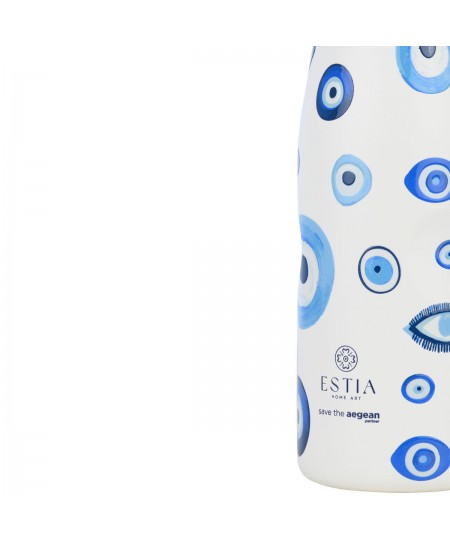 ESTIA ΘΕΡΜΟΣ TRAVEL FLASK SAVE THE AEGEAN 500ml SPIRIT OF LUCK