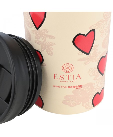ESTIA ΘΕΡΜΟΣ TRAVEL MUG SAVE THE AEGEAN 350ml TENDER LACE