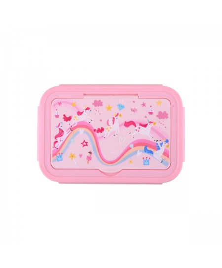 ESTIA ΠΑΙΔΙΚΟ ΦΑΓΗΤΟΔΟΧΕΙΟ SAVE THE AEGEAN 900ml ΜΕ 2 ΑΝΟΞ. ΘΗΚΕΣ RAINBOW DREAMS