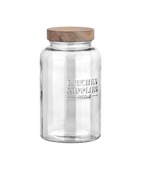 ESTIA ΔΟΧΕΙΟ ΑΠΟΘΗΚΕΥΣΗΣ ALLURE ΓΥΑΛΙΝΟ 2000ml 12x12x21.6cm ESTIA ΔΟΧΕΙΟ ΑΠΟΘΗΚΕΥΣΗΣ ALLURE ΓΥΑΛΙΝΟ 2000ml 12x12x21.6cm