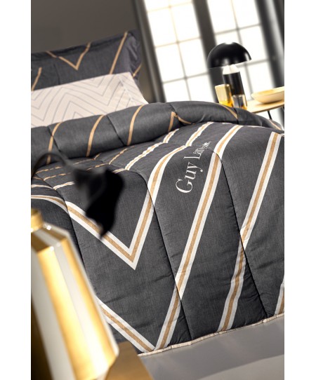 Παπλωματοθήκη Canyon Anthracite Suede 225x245