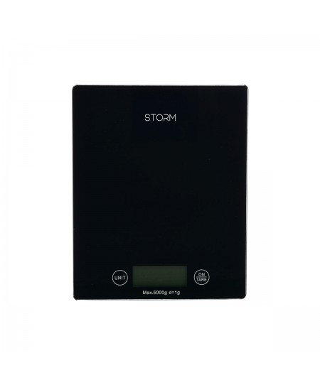 STORM ΖΥΓΑΡΙΑ ΚΟΥΖΙΝΑΣ BLACK ΨΗΦΙΑΚΗ ΜΕΓΙΣΤΟY ΒΑΡΟΥΣ 5kg
