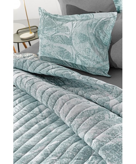 Παπλωματοθήκη Drama Mint Suede 225x245