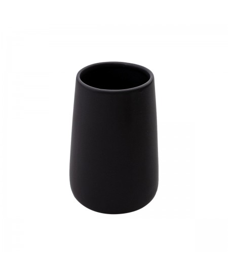 ESTIA ΠΟΤΗΡΑΚΙ ΜΠΑΝΙΟΥ BAMBOO ESSENTIALS ΔΟΛΟΜΙΤΗ ΜΑΥΡΟ 8,7x13cm