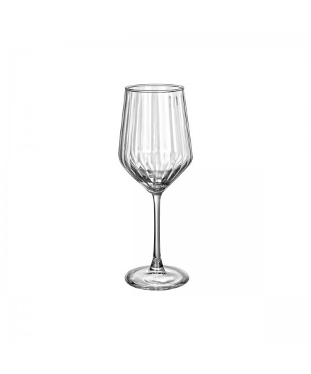 ESTIA ΠΟΤΗΡΙ ΚΡΑΣΙΟΥ RIPPLE ΓΥΑΛΙΝΟ 516ml ΣΕΤ 6ΤΕΜ.