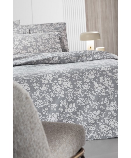 Σετ 3τμχ Παπλωματοθήκη Odett Flannel 225Χ245