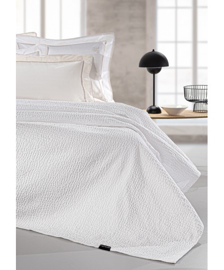 Κουβέρτα Luna White 260X250