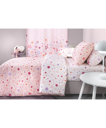 Σετ 3τμχ Παιδικά Σεντόνια Starland Pink