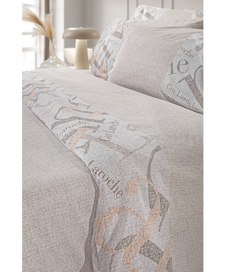 Σετ 4τμχ Σεντόνια Passport Beige με Λάστιχο 170x200+32