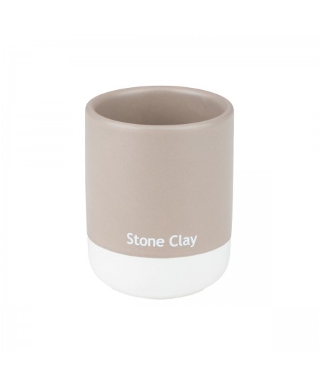 ESTIA ΠΟΤΗΡΑΚΙ ΜΠΑΝΙΟΥ TONE LAB ΚΕΡΑΜΙΚΟ STONECLAY