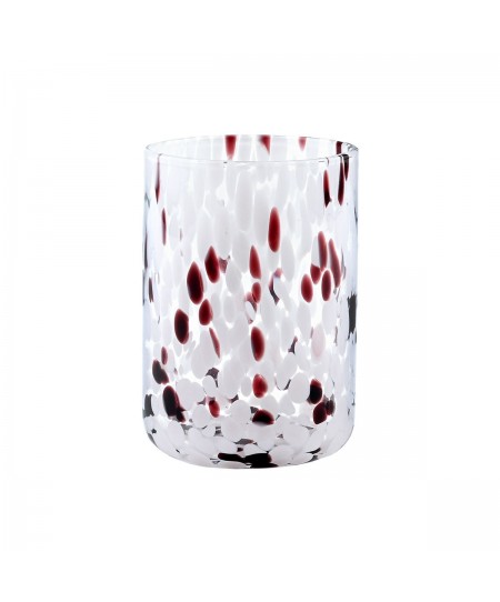 ESTIA ΠΟΤΗΡΙ ΝΕΡΟΥ ΧΑΜΗΛΟ COLORBURST ΓΥΑΛΙΝΟ 360ml ΡΟΖ/ΜΟΒ ΣΕΤ 6ΤΕΜ.