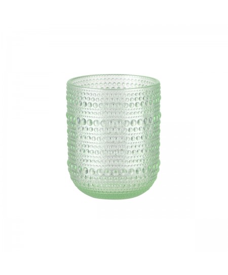 ESTIA ΠΟΤΗΡΙ ΝΕΡΟΥ ΧΑΜΗΛΟ DOTS ΓΥΑΛΙΝΟ 273ml ΠΡΑΣΙΝΟ