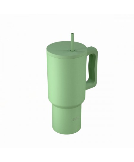 ESTIA ΘΕΡΜΟΣ STRAW TUMBLER XL SAVE THE AEGEAN 900ml PINE