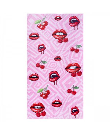 ESTIA ΠΕΤΣΕΤΑ ΘΑΛΑΣΣΗΣ MICROFIBER ΜΕ ΤΣΑΝΤΑΚΙ BLUSH POP 90Χ180