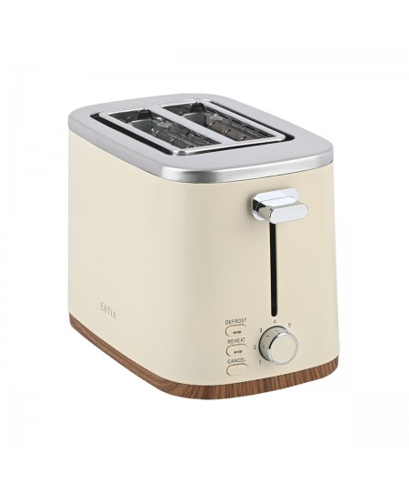 ESTIA ΦΡΥΓΑΝΙΕΡΑ  PURE CREAM 2 ΘΕΣΕΩΝ 800W ΚΡΕΜ