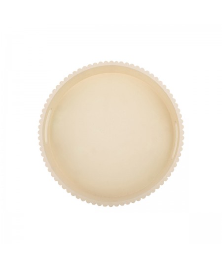 ESTIA ΞΥΛΙΝΟΣ ΔΙΣΚΟΣ ΣΕΡΒΙΡΙΣΜΑΤΟΣ FIBRA BUTTER YELLOW 30cm