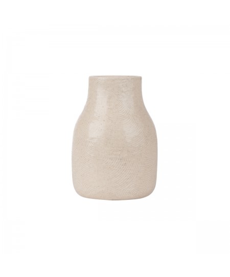 ESTIA ΒΑΖΟ CLAYRA ΚΕΡΑΜΙΚΟ 10.3x10.3x14.5cm IVORY