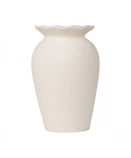 ESTIA ΒΑΖΟ ΤΥΠΟΥ ΑΜΦΟΡΕΑ CLAYRA ΚΕΡΑΜΙΚΟ 22.6cm OFF WHITE