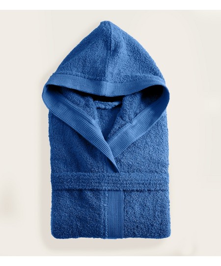 Μπουρνούζι με κουκούλα AMADEUS BLUE (S), RYTHMOS HOME