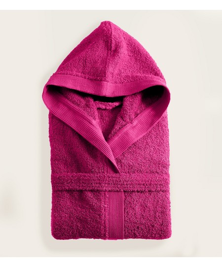 Μπουρνούζι με κουκούλα AMADEUS FUCHSIA (XL), RYTHMOS HOME