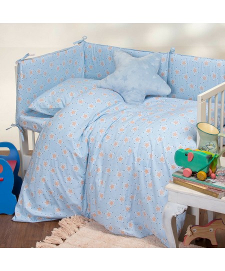 Πάνα χασέ (85Χ85) MINI STARS SKY, MELINEN