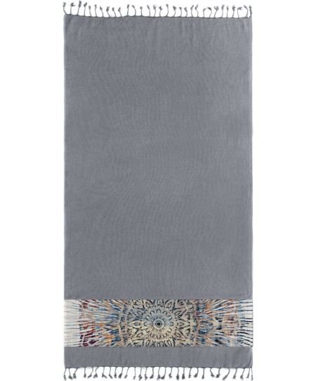Παρεό θαλάσσης (90Χ170) PESTEMAL 14 ANTHRACITE, GUY LAROCHE