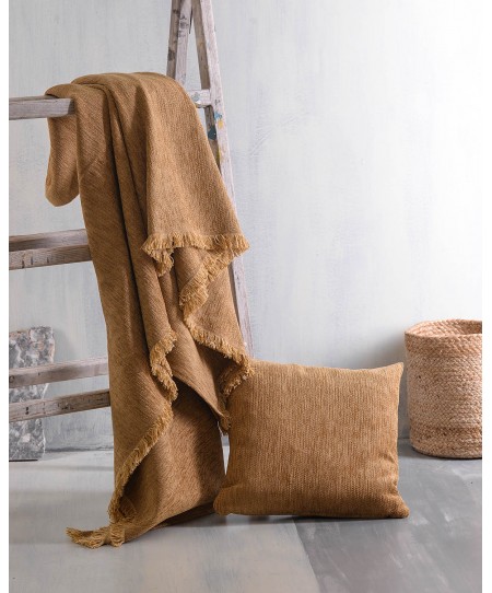 Ριχτάρι πολυθρόνας (160Χ180) ESSIE OCHRA, RYTHMOS HOME