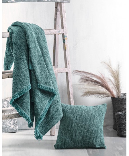 Ριχτάρι πολυθρόνας (160Χ180) ESSIE PETROL, RYTHMOS HOME