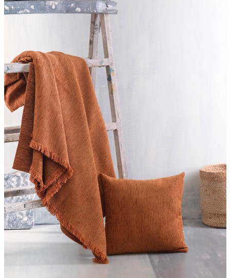 Ριχτάρι πολυθρόνας (160Χ180) ESSIE TERRACOTTA, RYTHMOS HOME