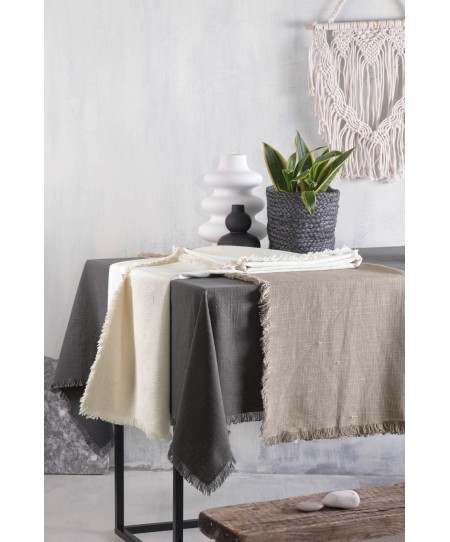 Τραπεζομάντηλο (170Χ320) MERIT GREY, RYTHMOS HOME