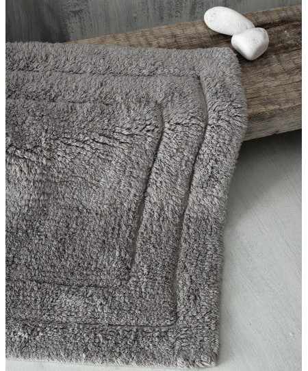 Πατάκι μπάνιου (60Χ90) SENNA 03 GREY, RYTHMOS HOME