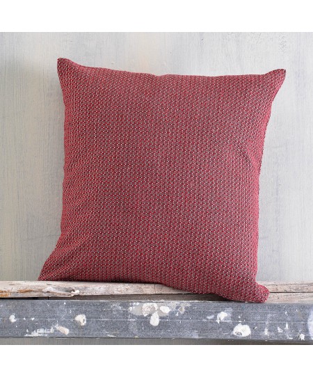 Διακοσμητική μαξιλαροθήκη (40Χ40) LUNA BORDEAUX, RYTHMOS HOME