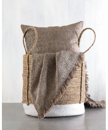 Διακοσμητική μαξιλαροθήκη (40Χ40) ROWEN BROWN, RYTHMOS HOME