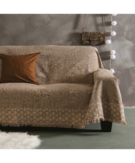 Ριχτάρι τριθέσιου (180Χ300) CRACKER BEIGE, SB HOME 