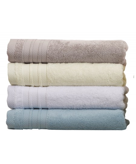 Πετσέτα μπάνιου (70Χ140) SOFT COLLECTION IVORY, ANNA RISKA (Ιβουάρ, Σώματος)