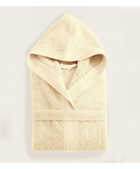 Μπουρνούζι με κουκούλα AMADEUS ECRU (L), RYTHMOS HOME