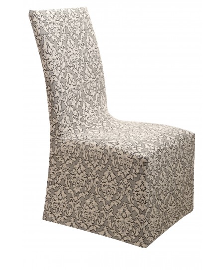 Κάλυμμα καρέκλας με βολάν DIAMOND 1 BEIGE, VIOPROS