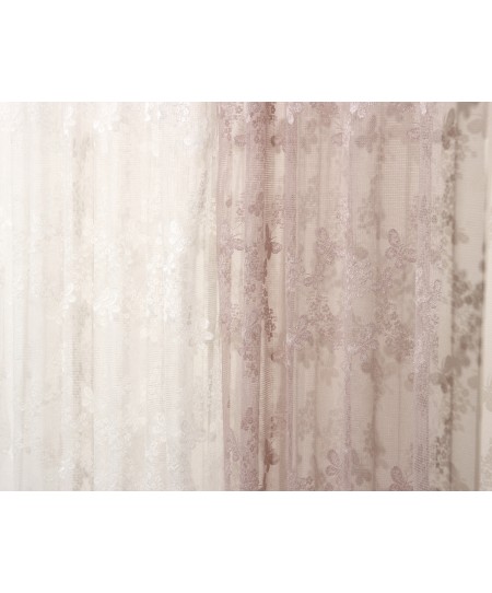 Κουρτίνα παιδική με τρέσα BUTTERFLIES ECRU (140X270), VIOPROS