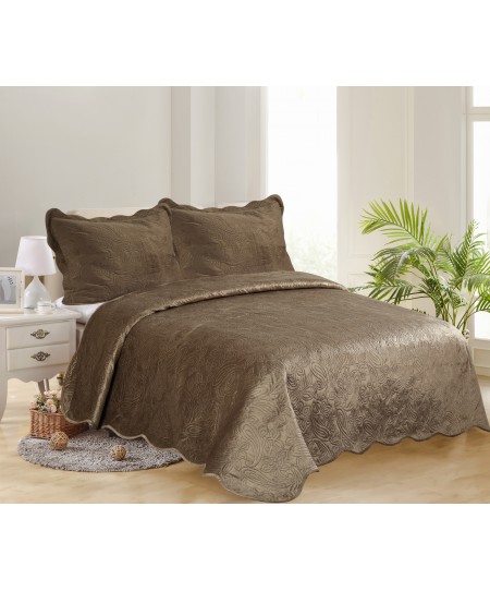 Σετ κουβερλί Υ/Δ (220Χ240) SUPERSOFT ΛΑΧΟΥΡΙ 1, SILK FASHION
