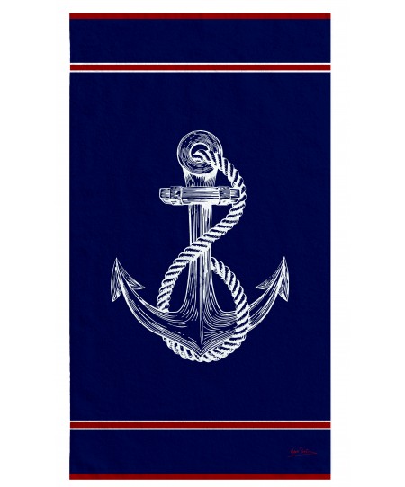 Πετσέτα θαλάσσης (90Χ160) ANCHOR, MAKIS TSELIOS