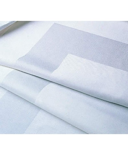 Τραπεζομάντηλο (105Χ105) SATIN BAND LINE WHITE, LE BLANC