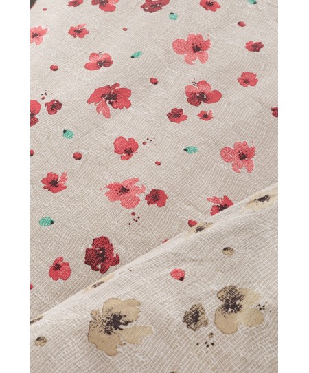 Σετ σεντόνια μονά (160X265) POETIC CORAL, GUY LAROCHE