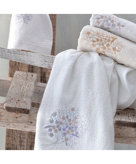 Σετ πετσέτες 3 τεμ. AMANTINE ECRU, RYTHMOS HOME