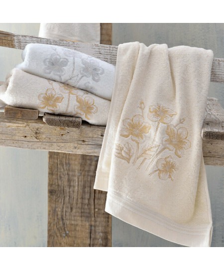 Σετ πετσέτες 3 τεμ. ERRICA ECRU, RYTHMOS HOME