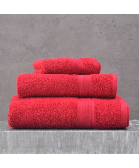 Πετσέτα μπάνιου (70Χ140) ILLUSION RED, RYTHMOS HOME